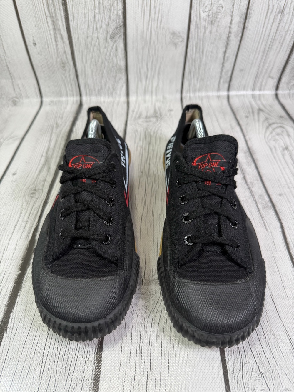 FEIYUE Black Kung Fu Martial Arts Boxing Parkour Shoes Men Size 8